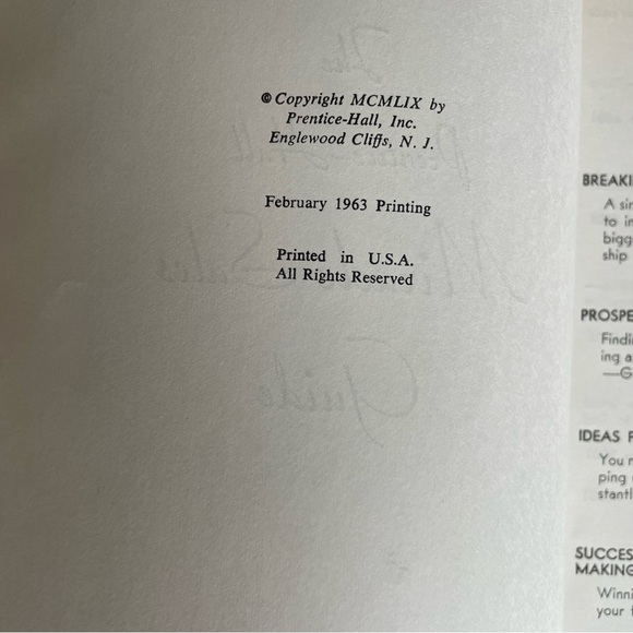 Prentice Hall Miracle Sales Guide by Prentice Hall 1963 Vintage Book - Picture 6 of 12